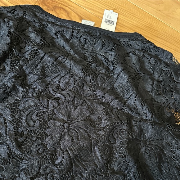 Anthropologie Design History Black Lace Lined Top! Small NWT! Gorgeous!! - Picture 8 of 11